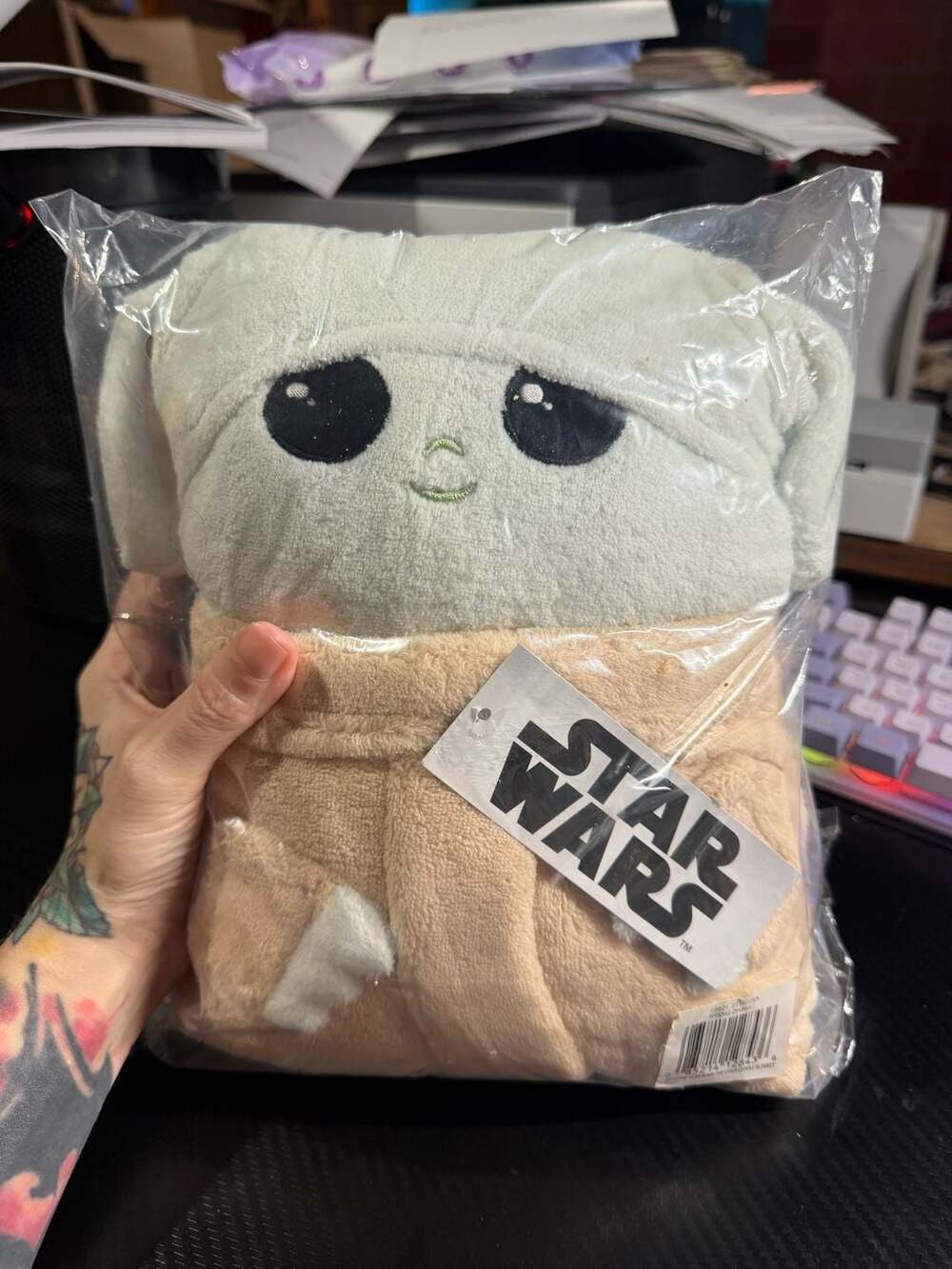 Star Wars The Child Cuddle Blanket Grogu Plush